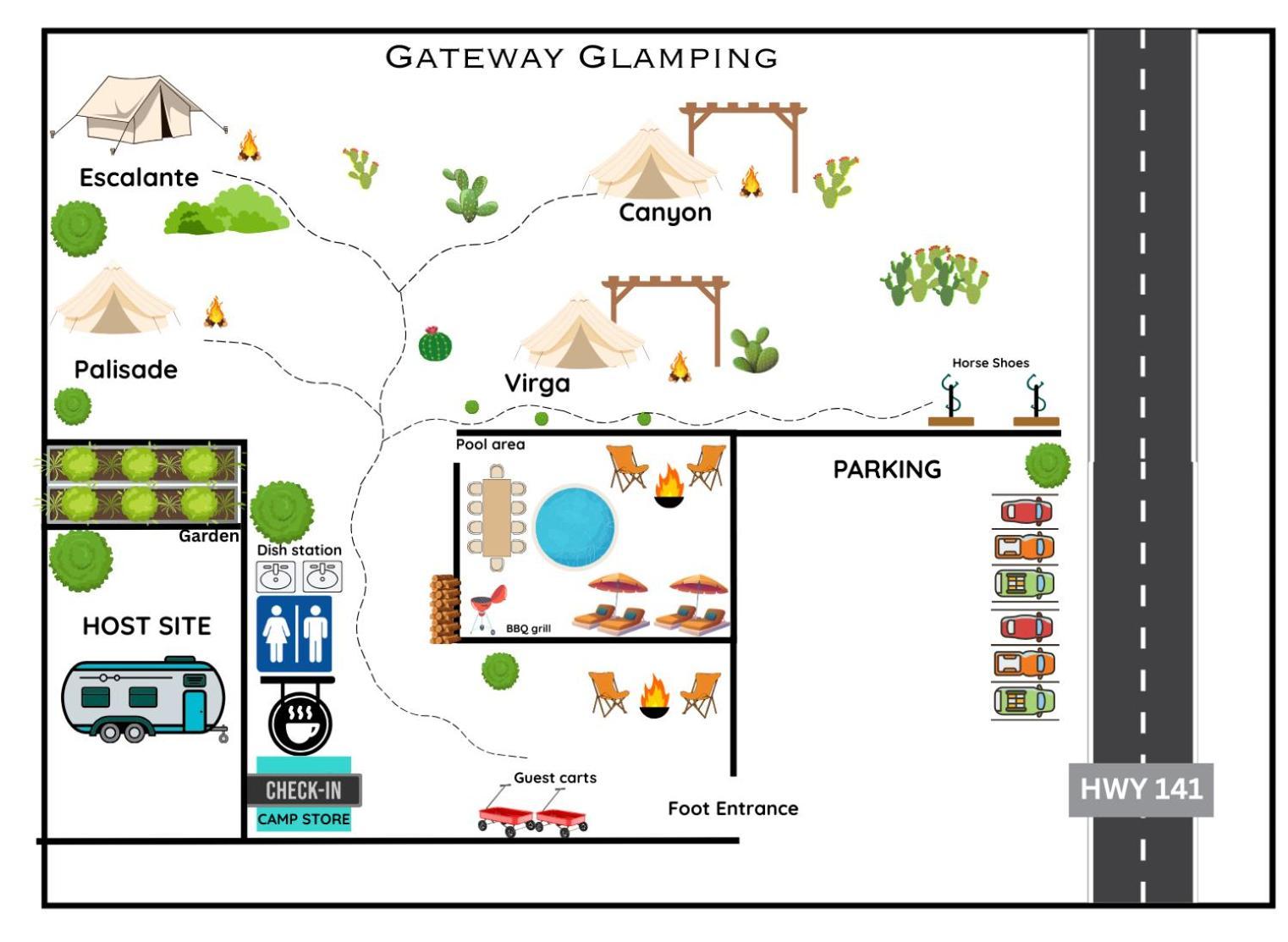 Gateway Glamping Otel Dış mekan fotoğraf